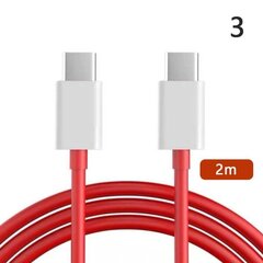 Bärbar Original Oneplus 8tpro Warp SYDSarge Type-C Dash Cable 2M hinta ja tiedot | Puhelimen lisätarvikkeet | hobbyhall.fi