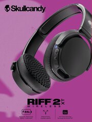 Skullcandy Riff Wireless XT 2 Bluetooth-kuulokkeet mikrofonilla - musta hinta ja tiedot | Kuulokkeet | hobbyhall.fi