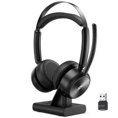 EMEET HS150 ANC Langaton Bluetooth-kuulokemikrofonilla ja 6 mikrofonilla hinta ja tiedot | Kuulokkeet | hobbyhall.fi