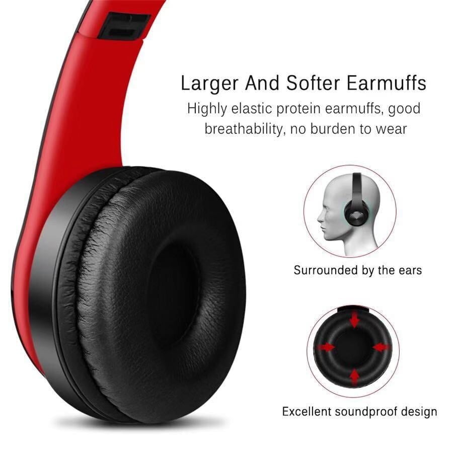 Leyeet Langattomat kuulokkeet Super Bass Bluetooth Taitettavat kuulokkeet Mic Stereo Kuulokkeet Korvan yli ladattavat kuulokkeet hinta ja tiedot | Kuulokkeet | hobbyhall.fi