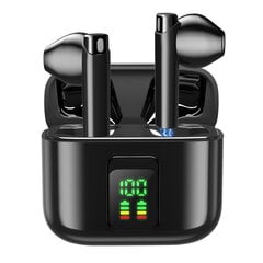 Bluetooth 5.3 Langattomat kuulokkeet Kuulokkeet Melunvaimennus sisäänrakennetulla mikrofonilla ja latauskotelolla Handsfree-puhelut Hienkestävä In-Ear Headset -kuulokekuuloke iPhone-/Android-älypuhelimille, musta hinta ja tiedot | Kuulokkeet | hobbyhall.fi