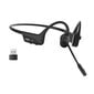 Shokz OpenComm2 UC-Bone Conduction Stereo Bluetooth-kuuloke, jossa Loop 110 (USB-A, musta) hinta ja tiedot | Kuulokkeet | hobbyhall.fi