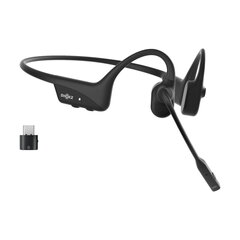 Shokz OpenComm2 UC-Bone Conduction Stereo Bluetooth-kuuloke, jossa Loop 110 (USB-A, musta) hinta ja tiedot | Kuulokkeet | hobbyhall.fi