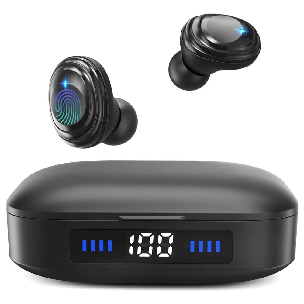 Langattomat kuulokkeet, Bluetooth-kuulokkeet 5.0 Urheilukuulokkeet korvassa IP7 80H Playtime Headset Running Sports Rumixi hinta ja tiedot | Kuulokkeet | hobbyhall.fi