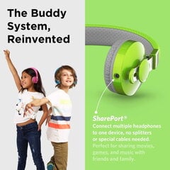 LilGadgets Untangled Pro Wireless Kids -kuulokkeet, On-Ear Bluetooth-taaperokuulokkeet sisäänrakennetulla mikrofonilla, vaivaton muotoilu, ei enää sotkeutuneita johtoja, täydellinen koululapsille, sininen hinta ja tiedot | Kuulokkeet | hobbyhall.fi