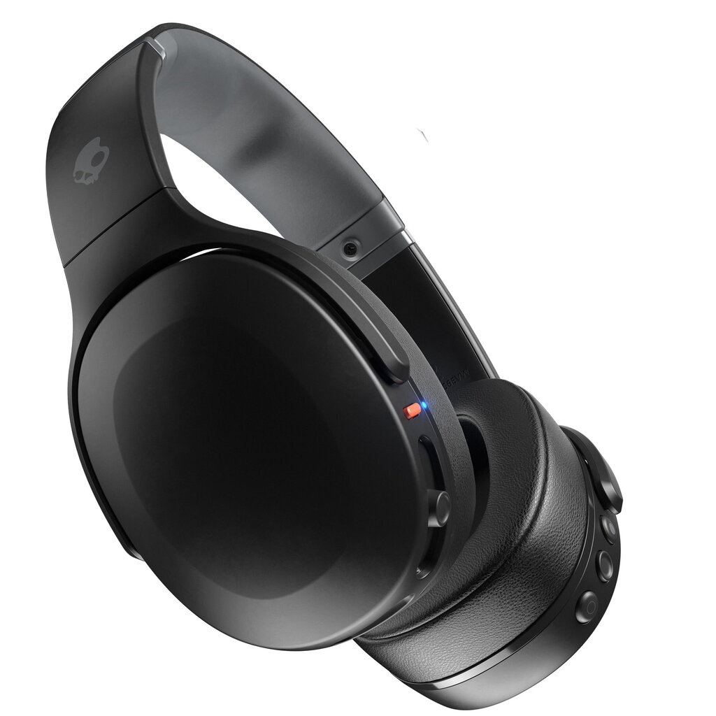 Langattomat Skullcandy Crusher Evo Over-Ear kuulokkeet sensorisella bassolla, 40 tunnin akulla, mikrofonilla, toimii iPhonen Android- ja Bluetooth-laitteiden kanssa - musta hinta ja tiedot | Kuulokkeet | hobbyhall.fi