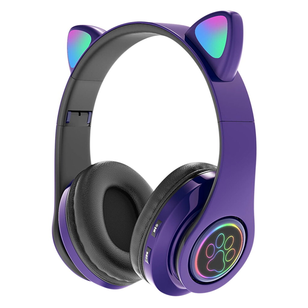 Feltree Langattomat kuulokkeet Walk Headset Cat Ear Bluetooth Headset B39 Cat Ear Söpö kissan korva Langattomat kuulokkeet LED-vilkkuvalo Lahja ystäville ja lapsille hinta ja tiedot | Kuulokkeet | hobbyhall.fi