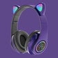 Feltree Langattomat kuulokkeet Walk Headset Cat Ear Bluetooth Headset B39 Cat Ear Söpö kissan korva Langattomat kuulokkeet LED-vilkkuvalo Lahja ystäville ja lapsille hinta ja tiedot | Kuulokkeet | hobbyhall.fi