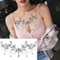 Arkkia Musta Underboob Tatuointi naisille, Flower Moon Bowknot Rose mallit väliaikaiset tatuointitarrat rinnassa vyötäröllä hinta ja tiedot | Naamiaisasut | hobbyhall.fi