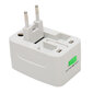 Travel Universal Adapter ABS Kannettava Wall International Plug Adapter Black 100? 10A hinta ja tiedot | Kuulokkeet | hobbyhall.fi