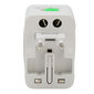 Travel Universal Adapter ABS Kannettava Wall International Plug Adapter Black 100? 10A hinta ja tiedot | Kuulokkeet | hobbyhall.fi