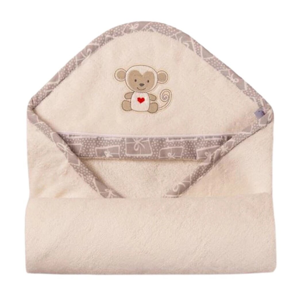 Vauvan pyyhe hupulla BabyMatex, Beige hinta ja tiedot | Kylpyvälineet | hobbyhall.fi