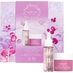 Kasvojenhoitosetti Lumene Lumo Berry Smooth: Vegaani Kollageeni esanssi, 30 ml + päivävoide, 50 ml hinta ja tiedot | Kasvovoiteet | hobbyhall.fi