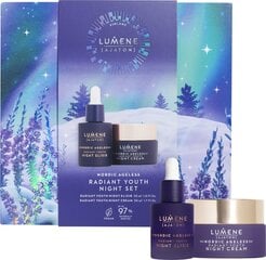 Kasvojenhoitosetti Lumene Nordic Ageless Radiant Youth Night: yöeliksiiri, 30 ml + yövoide, 50 ml hinta ja tiedot | Kasvovoiteet | hobbyhall.fi