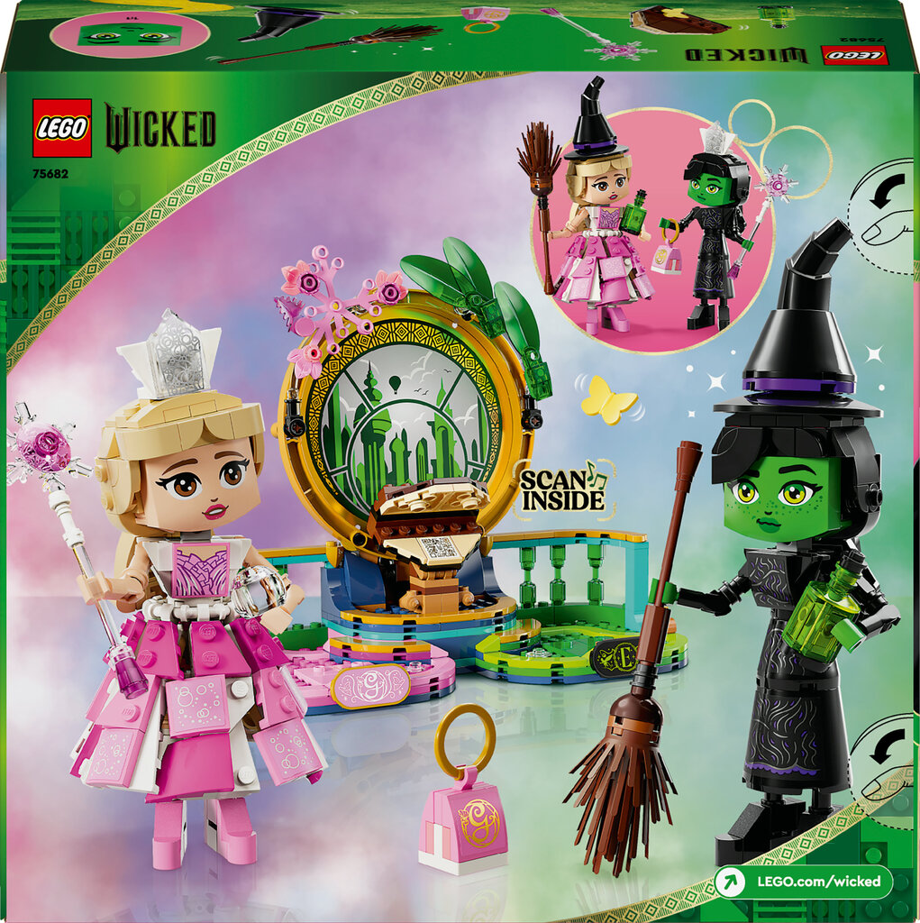 75682 LEGO® Wicked Elphaba ir Glinda figūrėlės hinta ja tiedot | LEGOT ja rakennuslelut | hobbyhall.fi