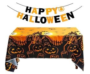 Setti - Halloween-pöytäliina ja koriste hinta ja tiedot | Juhlakoristeet | hobbyhall.fi