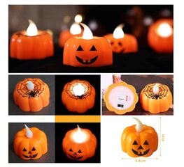 Halloween LED kynttilät, 12 kpl hinta ja tiedot | Kynttilät ja kynttilänjalat | hobbyhall.fi