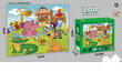 Jumbo Floor Puzzle Zoo Animals, 35 det hinta ja tiedot | Palapelit | hobbyhall.fi