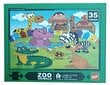 Jumbo Floor Puzzle Zoo Animals, 35 det hinta ja tiedot | Palapelit | hobbyhall.fi