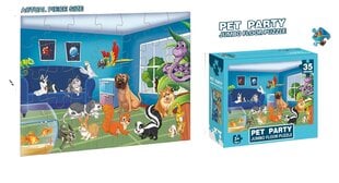 Dėlionė Jumbo Floor Puzzle Pet Party, 35 det hinta ja tiedot | Palapelit | hobbyhall.fi