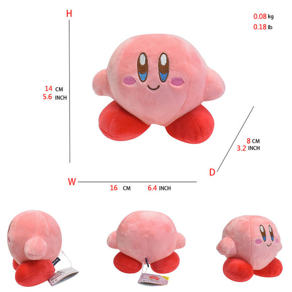 Tähti Kirby Anime Pehmolelut Sword Kirby Magolor Meta Knight Waddle Dee King Dedede Täytetyt Peluche Dolls Kawaii LahjatTäytetyt eläimet