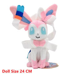 Uusi Pehmolelu Sarjakuva Anime Figuuri Eevee Jolteon Sylveon Evolution Vaporeon Pehmotäytetty nukke Malli Lasten SyntymäpäivälahjatTäytetyt eläimet hinta ja tiedot | Pehmolelut | hobbyhall.fi