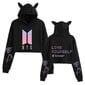 BTS Unisex Casual Print -huppari hinta ja tiedot | Miesten kerrastot | hobbyhall.fi