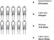 G4 halogeenilamput 10W 12V - Lämmin valkoinen 10 kpl hinta ja tiedot | Lamput | hobbyhall.fi