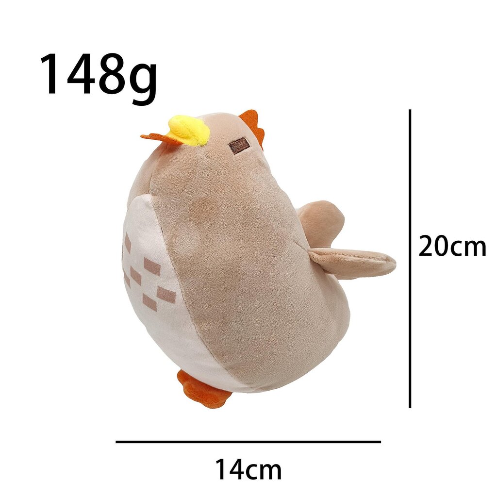 Stardew Valley Chicken Pehmolelutyyny eläinnukke 20cm hinta ja tiedot | Pehmolelut | hobbyhall.fi