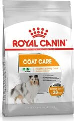 Royal Canin CCN Mini Coat Care kuivaruoka aikuisille koirille, 8 kg hinta ja tiedot | Koiran kuivaruoka | hobbyhall.fi