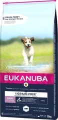 Eukanuba su žuvimi, 12 kg hinta ja tiedot | Koiran kuivaruoka | hobbyhall.fi