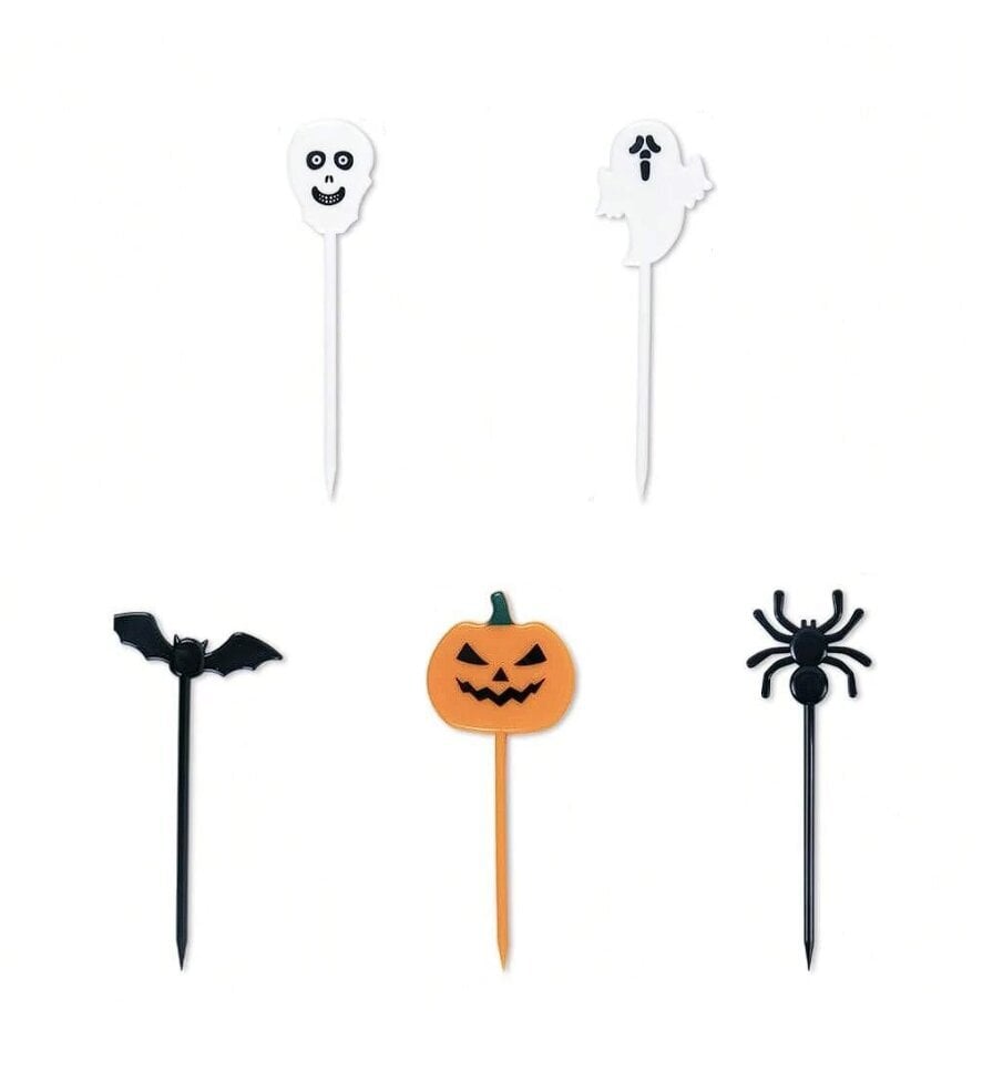 Cocktailtikut, Halloween, Electronics LV-120540, 40 kpl hinta ja tiedot | Tarjoiluastiat ja aterimet juhliin | hobbyhall.fi