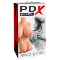 PDX Plus Perfect 10 Torso seksinukkemasturbaattori hinta ja tiedot | Tekovaginat ja masturbaattorit | hobbyhall.fi