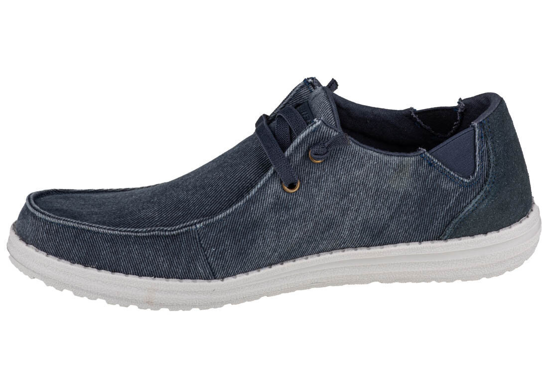 Miesten vapaa-ajan kengät Skechers Melson-Raymon 66387-BLU, sininen hinta ja tiedot | Miesten kengät | hobbyhall.fi