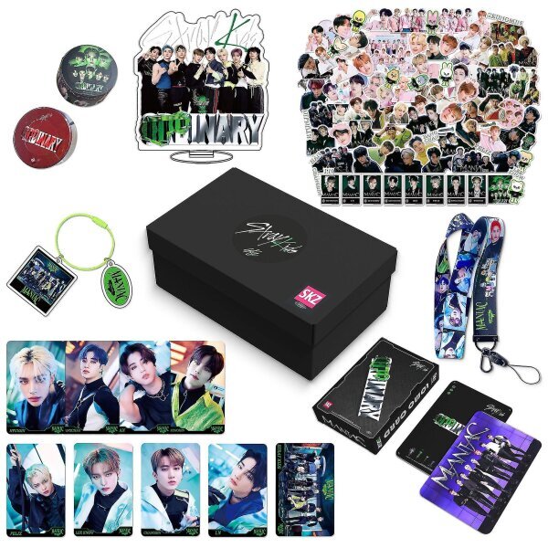 Stray Kids Uusi albumi Maxident Present Box Set Kpop Merchandise Photocards Lanyard Nyckelring Esittäjä till Skz Fans C hinta ja tiedot | Manikyyri- ja pedikyyritarvikkeet | hobbyhall.fi