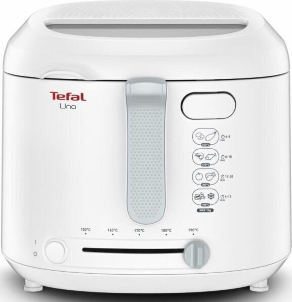 Tefal FF2031 friteerauskeitin, valkoinen hinta ja tiedot | Airfryerit ja friteerauskeittimet | hobbyhall.fi