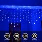 3,5 M lumihiutalevaloverho, 96 LED-nauhaa 8 valotilaa, ikkunoiden koristelu, joulu, häät, syntymäpäivä, koti, patio - sininen hinta ja tiedot | Tuuletinvalaisimet | hobbyhall.fi