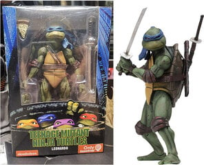 NECA Teenage Mutant Ninja Turtles 1990 Movie Edition TMNT Limited Edition 7 tuuman siirrettävä nukke käsinukke malli koristeena sininen hinta ja tiedot | Lautapelit ja älypelit | hobbyhall.fi