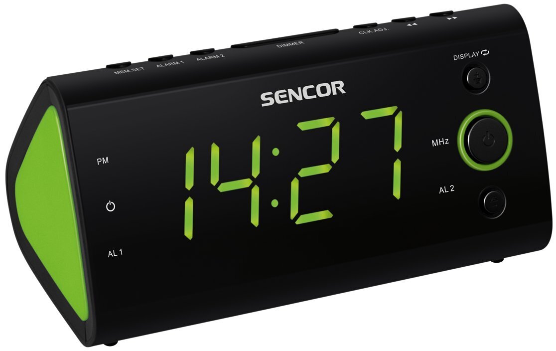 Sencor SRC 170 GN hinta ja tiedot | Kelloradiot ja herätyskellot | hobbyhall.fi