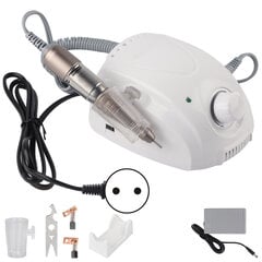 Kynsiporakone Professional Home Salon 35000 RPM Nopeussäädettävä sähköinen kynsiviila (2,35 mm) EU Plug 220V hinta ja tiedot | Manikyyri- ja pedikyyritarvikkeet | hobbyhall.fi