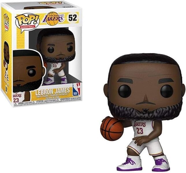 Funko POP NBA: Lakers - LeBron James (valkoinen univormu)