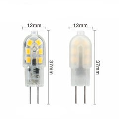 10 kpl G4 LED-lamppu 2W,DC 12V lamppu, 6000K valkoinen hinta ja tiedot | Tuuletinvalaisimet | hobbyhall.fi