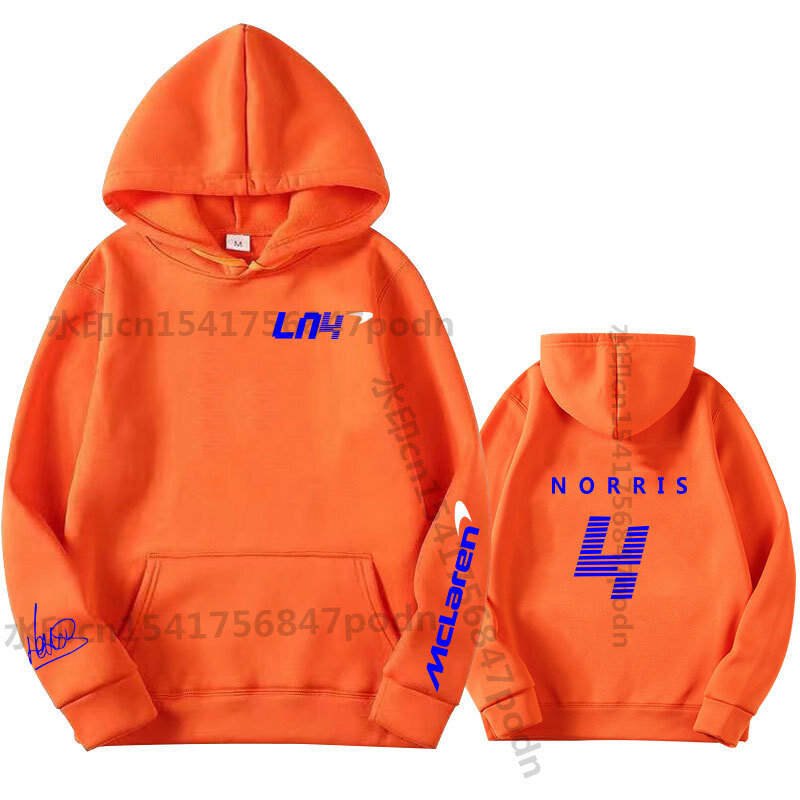 (9-XXL) syystalvi Formula 1 -kilpailija Lando Norris F1 McLaren team Racing Fans Miesten / Ylisuuret hupparit hinta ja tiedot | Miesten puserot ja hupparit | hobbyhall.fi