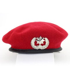 (60cm Punainen4) Korkealaatuiset villabaretit Muoti Army Cap Star Emblem Sailor Dance Performance Hattu Trilby Chapeau Miehille Naisille Unisex hinta ja tiedot | Naisten päähineet | hobbyhall.fi