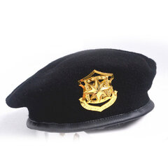 (60cmMusta5) Korkealaatuiset villabaretit Muoti Army Cap Star Emblem Sailor Dance Performance Hattu Trilby Chapeau Miehille Naisille Unisex hinta ja tiedot | Naisten päähineet | hobbyhall.fi