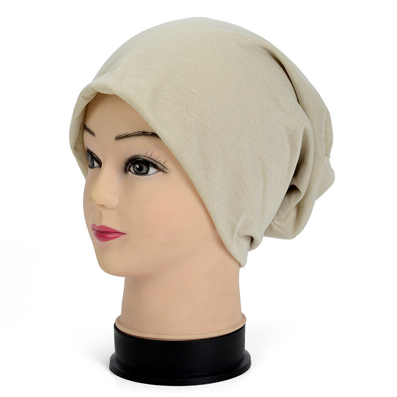 (56-59 cm beige)Four Seasons All-match Unisex neulottu hattu Virkattu Slouchy Pipo Solid Hats Lippalakki naisille Miehille Pipot Skullies Hip Hop -hatut hinta ja tiedot | Naisten päähineet | hobbyhall.fi