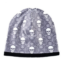 (DH106BK) Muoti Skull Pattern Hatut miehille Talvi Lämpimät Skullies Pipot Naisten Paksut hiihtolakit Unisex Hip Hop Punk Cool Bone Gorros hinta ja tiedot | Naisten päähineet | hobbyhall.fi