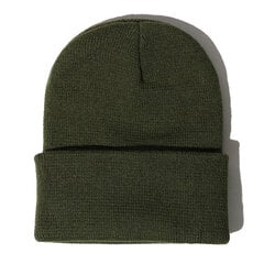 (ArmyGreen)Unisex Winter Cool sarjakuva Skull Print Neulottu Tuulenpitävä Lämmin Lippalakki Miehet Naiset Punk Hip Hop Muoti Musta Hattu Skullies Pipot K1 hinta ja tiedot | Naisten päähineet | hobbyhall.fi