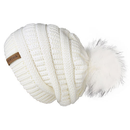 (Valkoinen) Naisten talvipipo Neulottu Pompom-hattu Slouchy Beanie Skullies Velvet Vuori Naisten Lämmin Pehmeä Hattu Korean punainen lippalakki hinta ja tiedot | Naisten päähineet | hobbyhall.fi