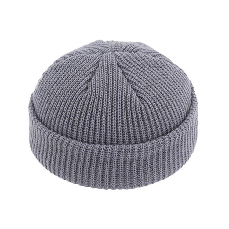 (One SizeGray)Syksy Talvi Retro Meloni Hattu Unisex Pure Color Landlord Hatut Hip Hop Caps Miesten Kupu Lämmin Lyhyt Villainen Skullies hattu hinta ja tiedot | Naisten päähineet | hobbyhall.fi